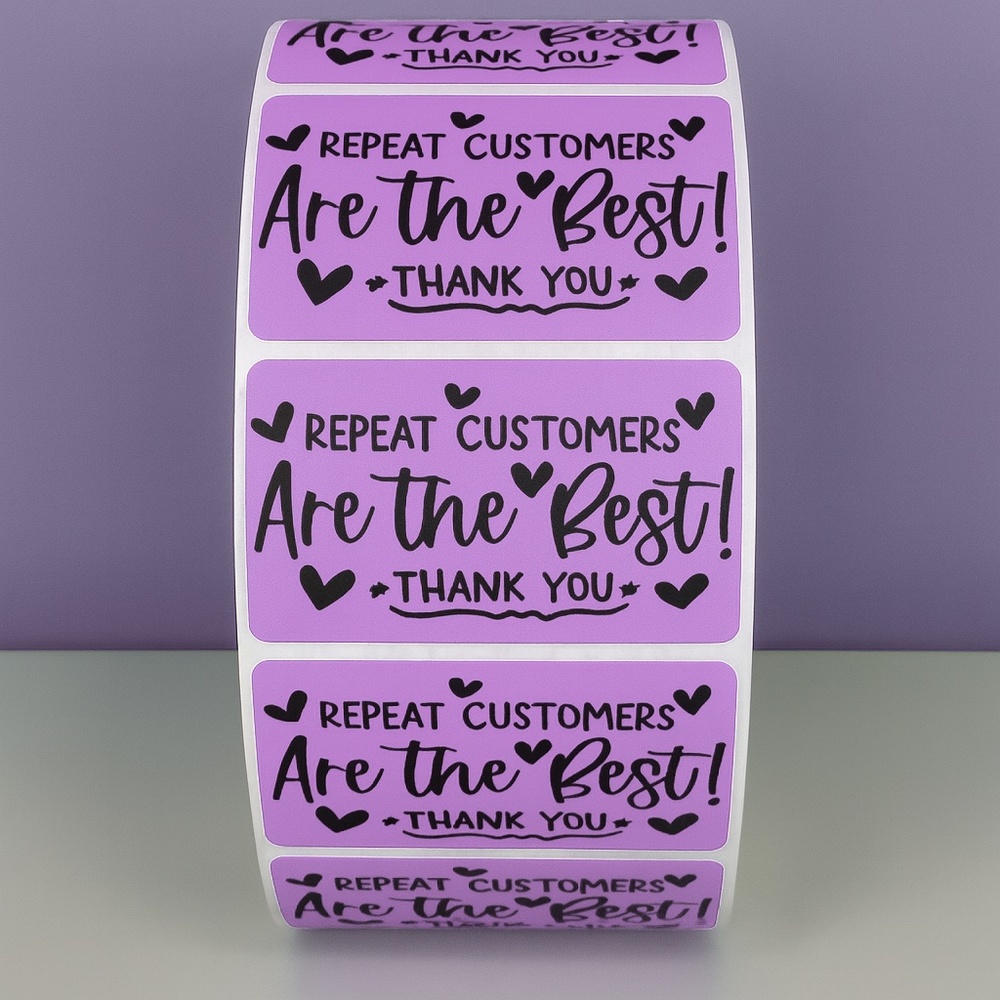 Repeat Customers Are the Best Stickers – Thank You Labels for Small Business - Picture 3 of 11